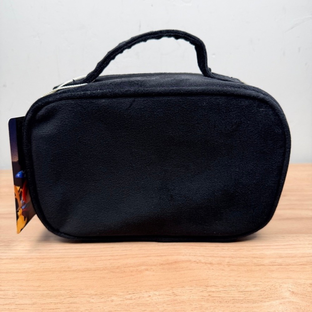 Disney Primark Fantasia Cosmetic Makeup Bag Black Sorcerer Mickey Velvet‎ NWT - Picture 2 of 10
